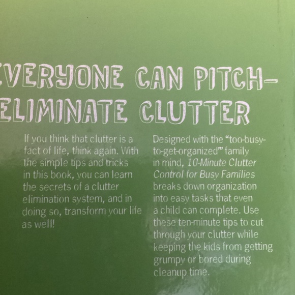 NEW 10-Minute Clutter Control For Busy Families by Skye Alexander Rose Kennedy - Picture 3 of 5